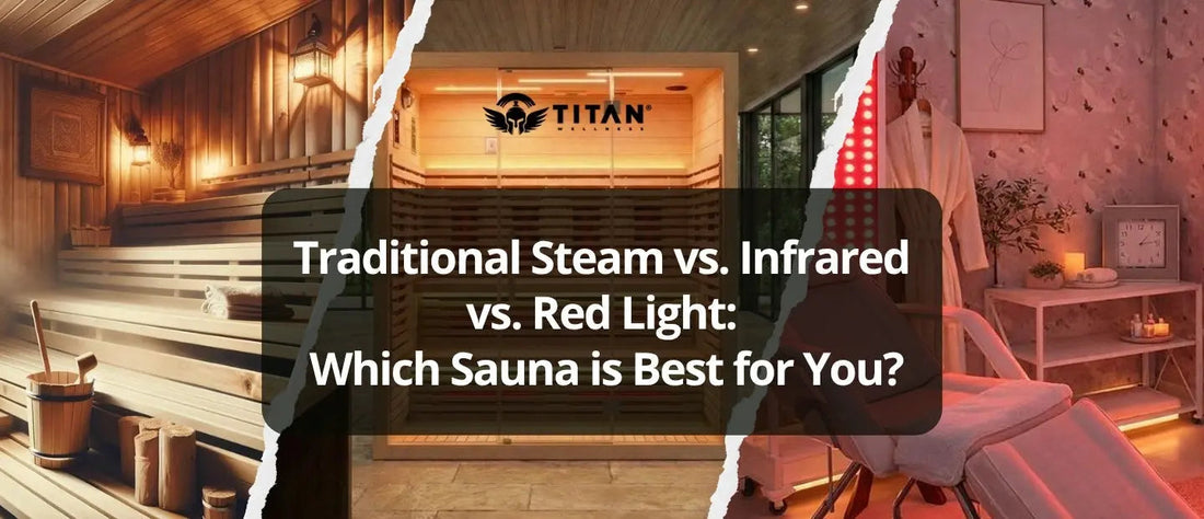 traditional steam vs infrared vs red light sauna