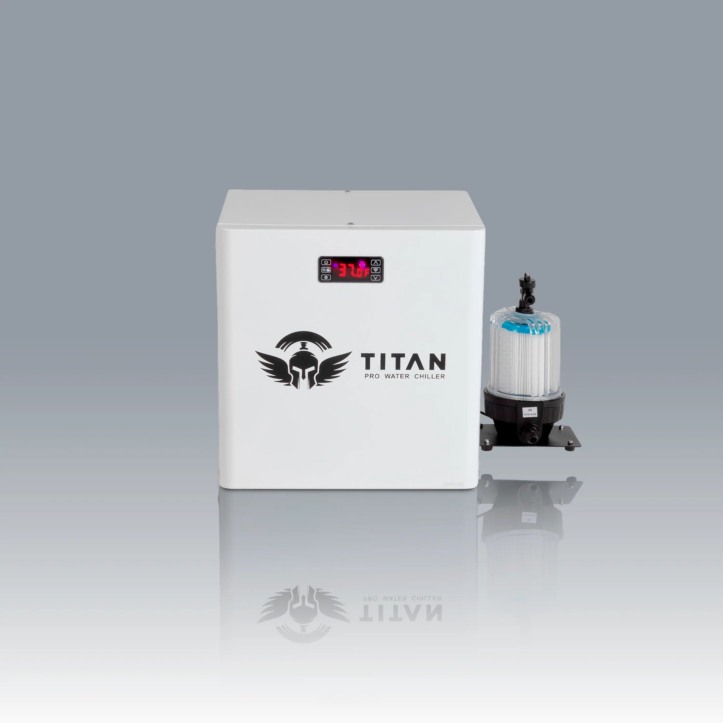 1/2 HP Cold Plunge Chiller Titan Wellness White