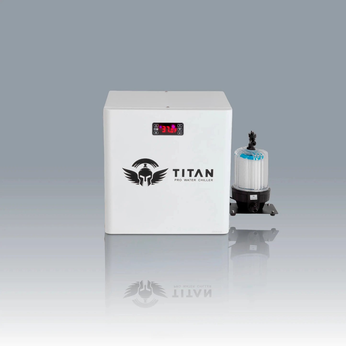 1/2 HP Cold Plunge Chiller Titan Wellness White