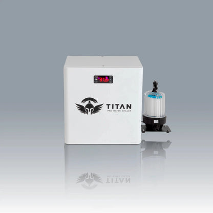 1/2 HP Cold Plunge Chiller Titan Wellness White