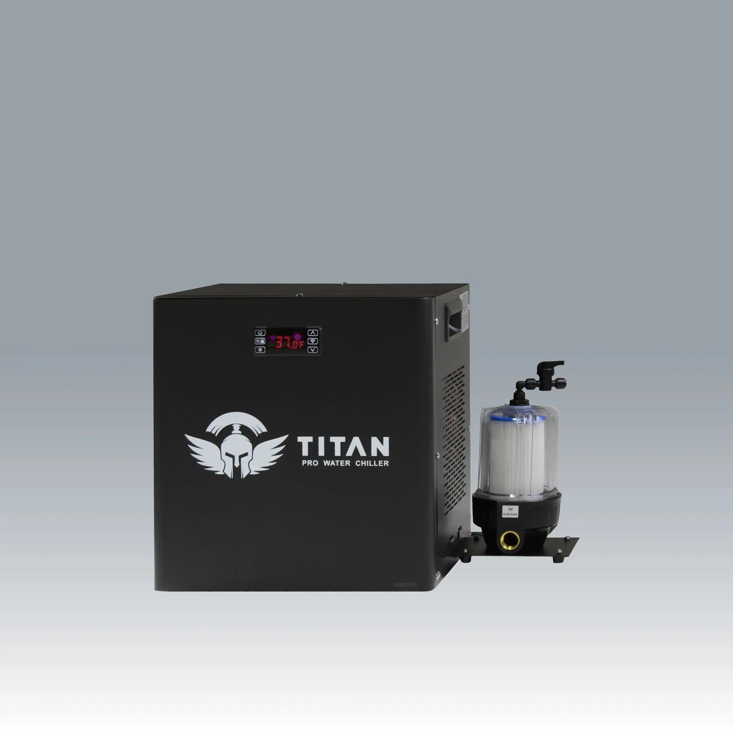 1/2 HP Universal Cold Plunge Chiller Titan Wellness Black