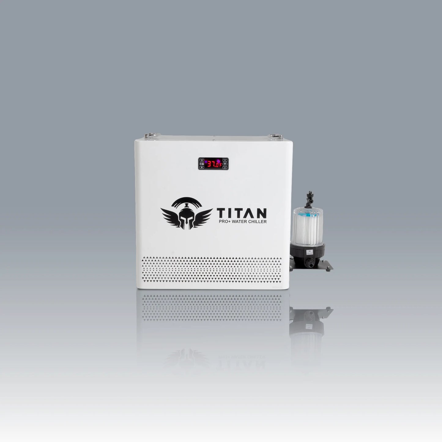 1 HP Cold Plunge Chiller Titan Wellness White