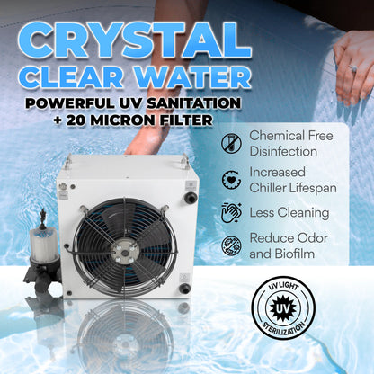 1 HP Universal Cold Plunge Chiller Titan Wellness