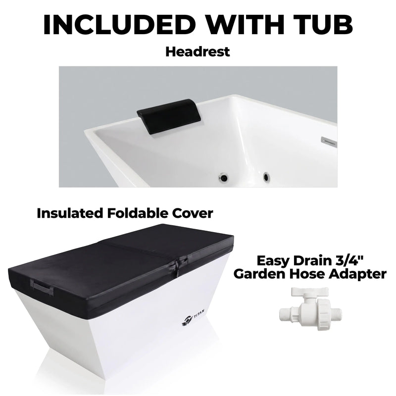 Apex Acrylic Cold Plunge Tub + Chiller Bundle