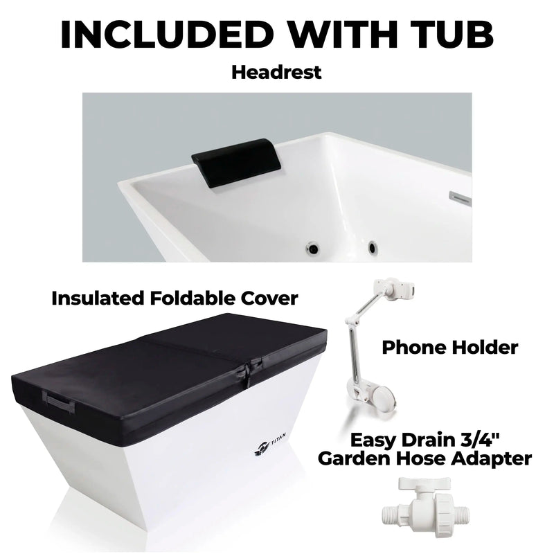Apex Acrylic Tub + Chiller + Sauna Duo-Therapy Pro®