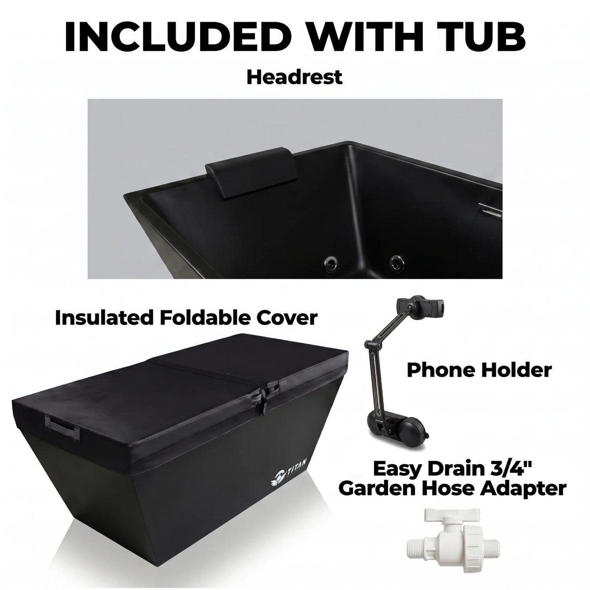 Apex Acrylic Cold Plunge Tub + Chiller Bundle
