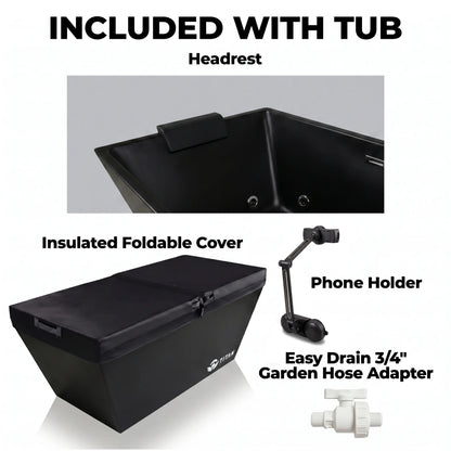 Apex Acrylic Cold Plunge Tub + Chiller Bundle