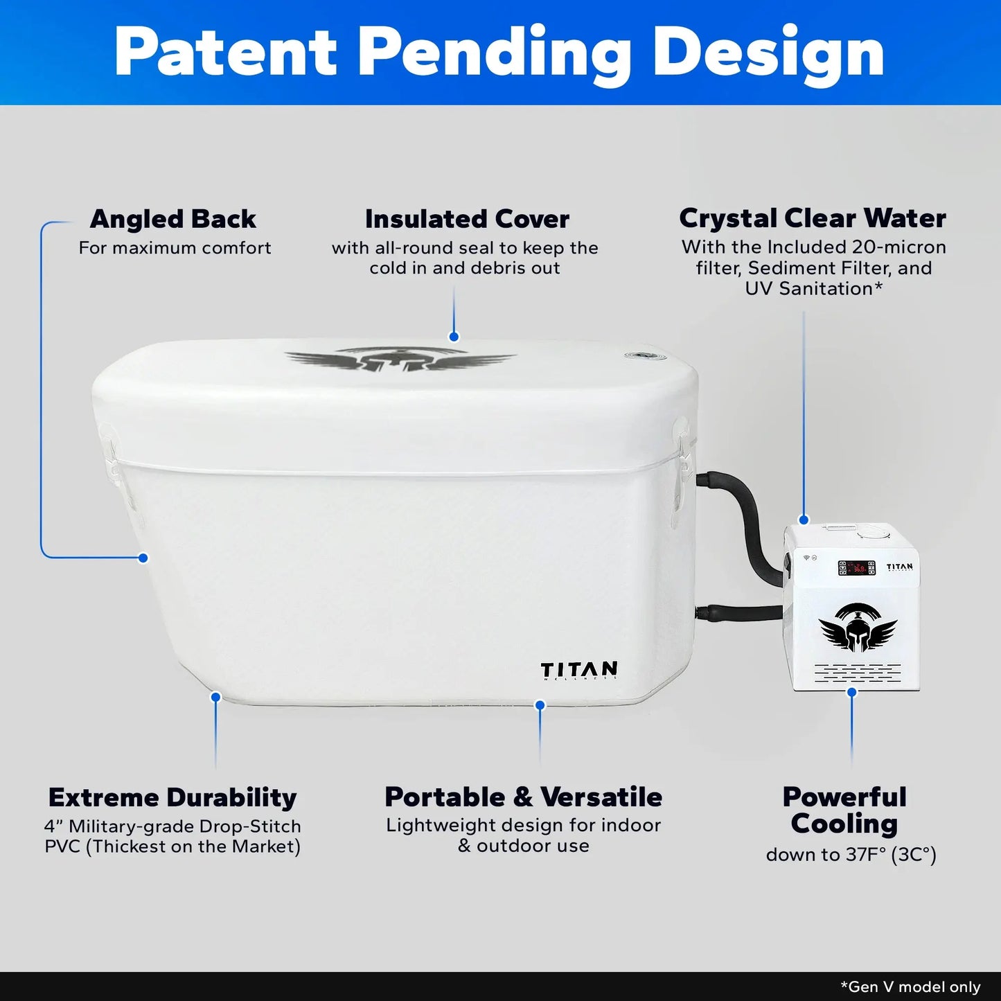 Arctic Triumph Cold Plunge Tub + Chiller Bundle