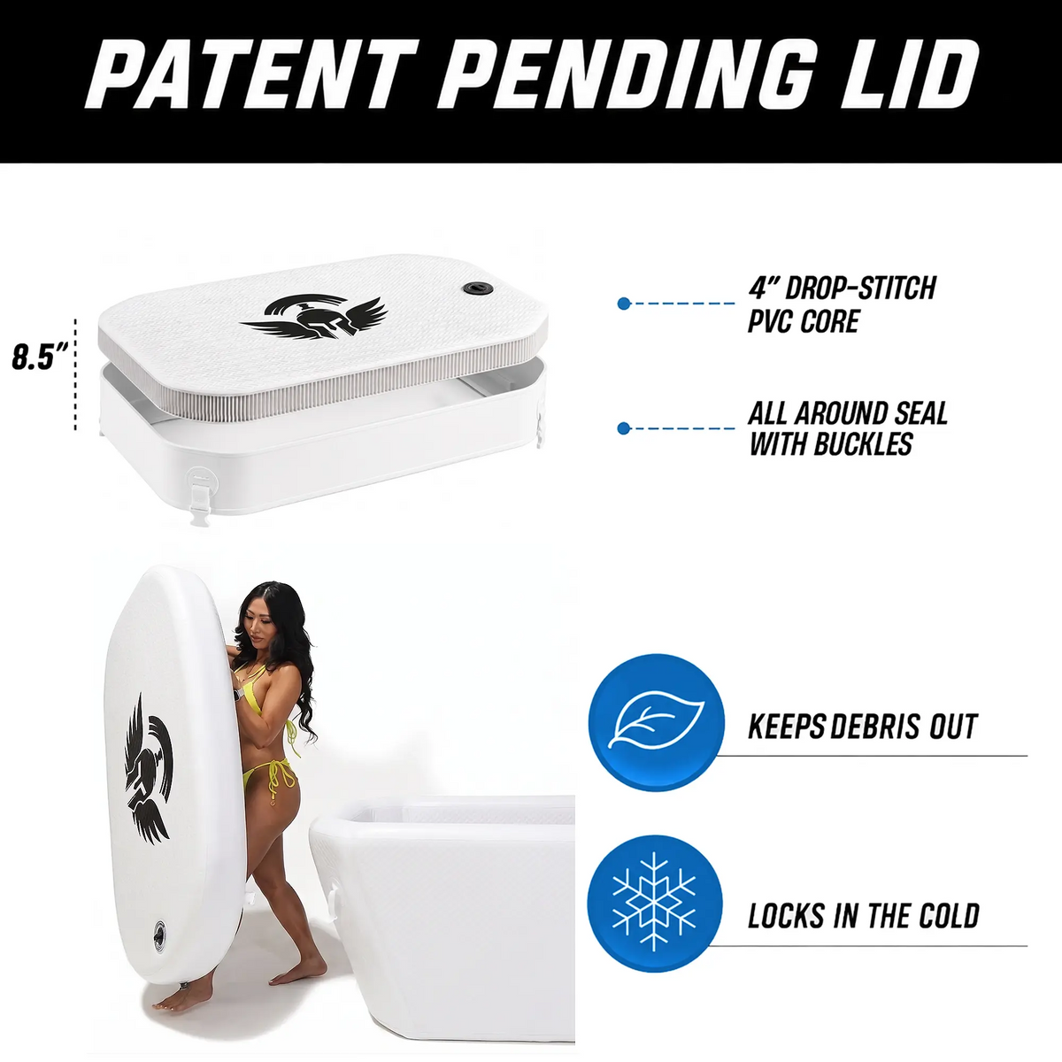 Arctic Triumph Cold Plunge Tub + Chiller Bundle