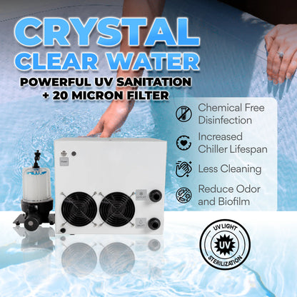 Arctic Triumph Cold Plunge Tub + Chiller Bundle Titan Wellness