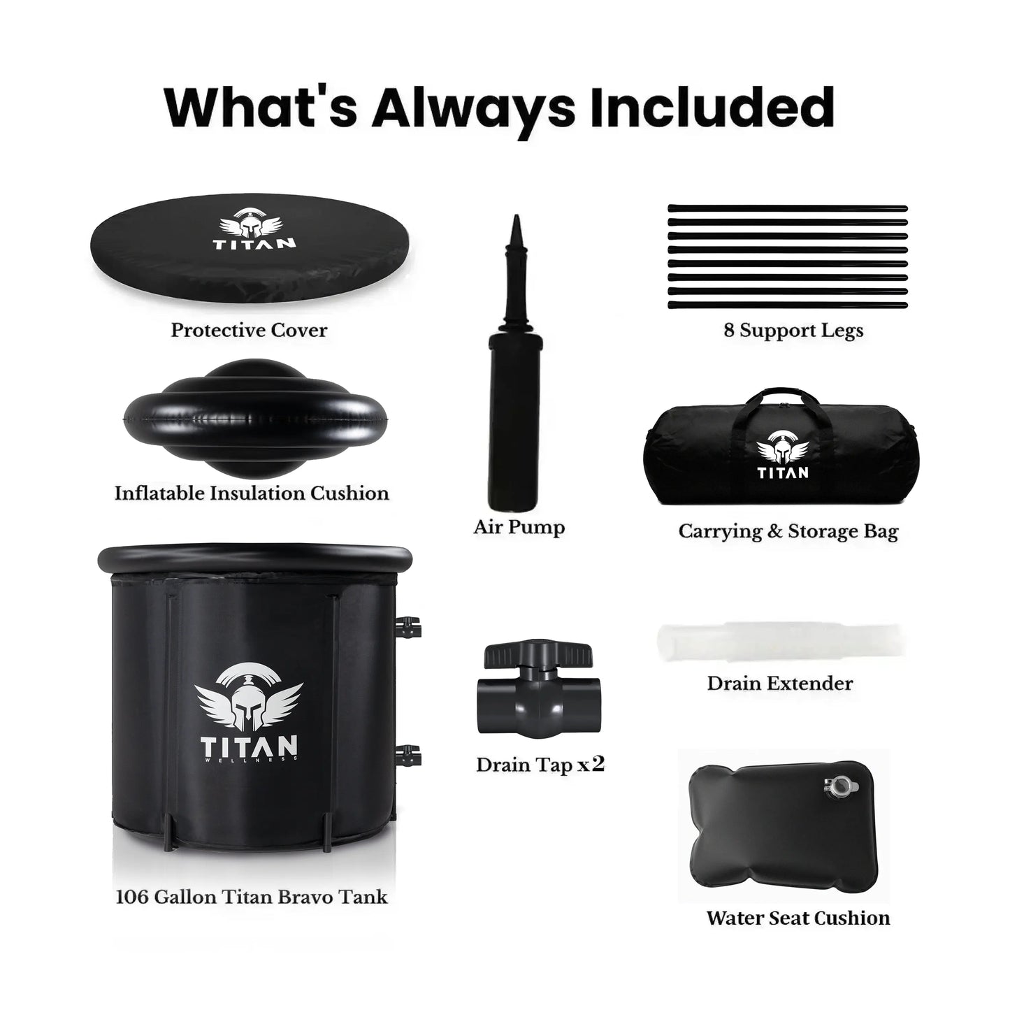 Bravo Ice Bath Pod Titan Wellness