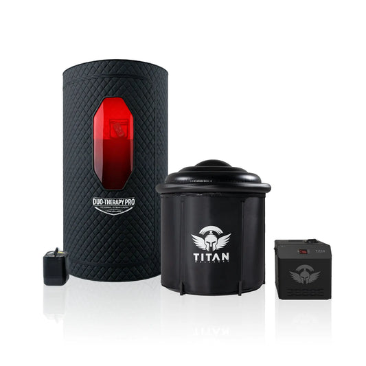 Bravo Tub + Chiller + Sauna Duo-Therapy Pro® Titan Wellness