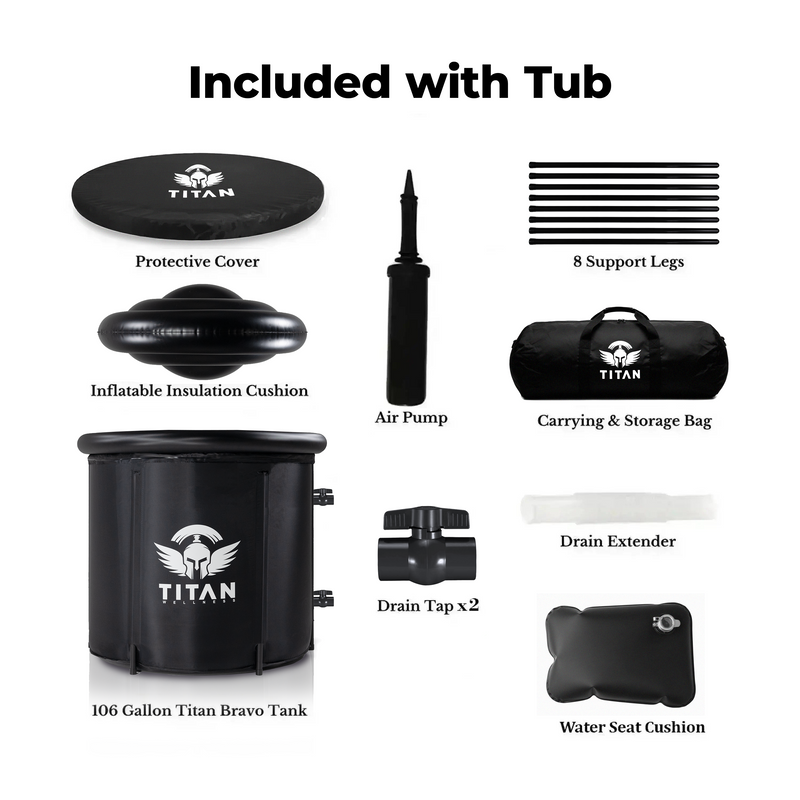 Bravo Cold Plunge Tub + Chiller Bundle
