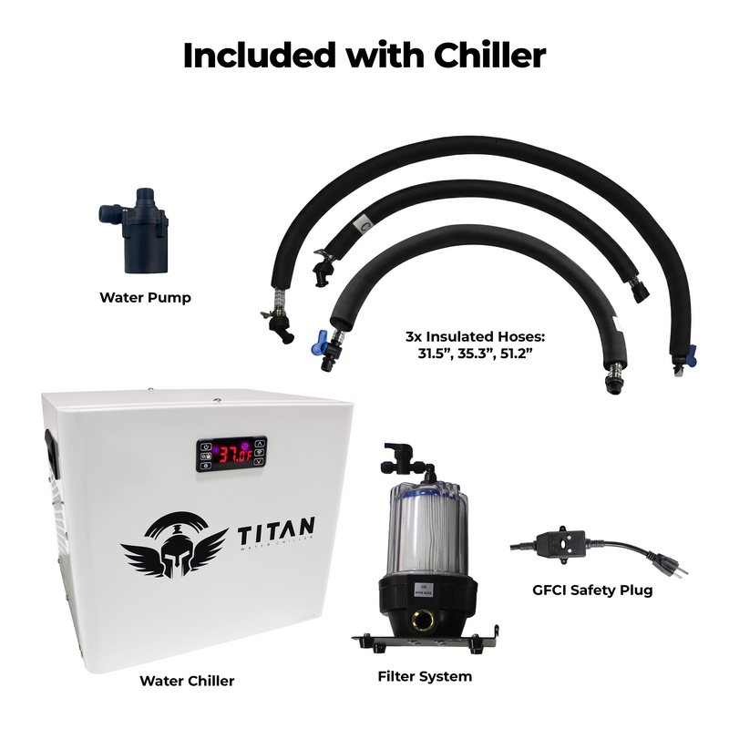 Apex Acrylic Cold Plunge Tub + Chiller Bundle