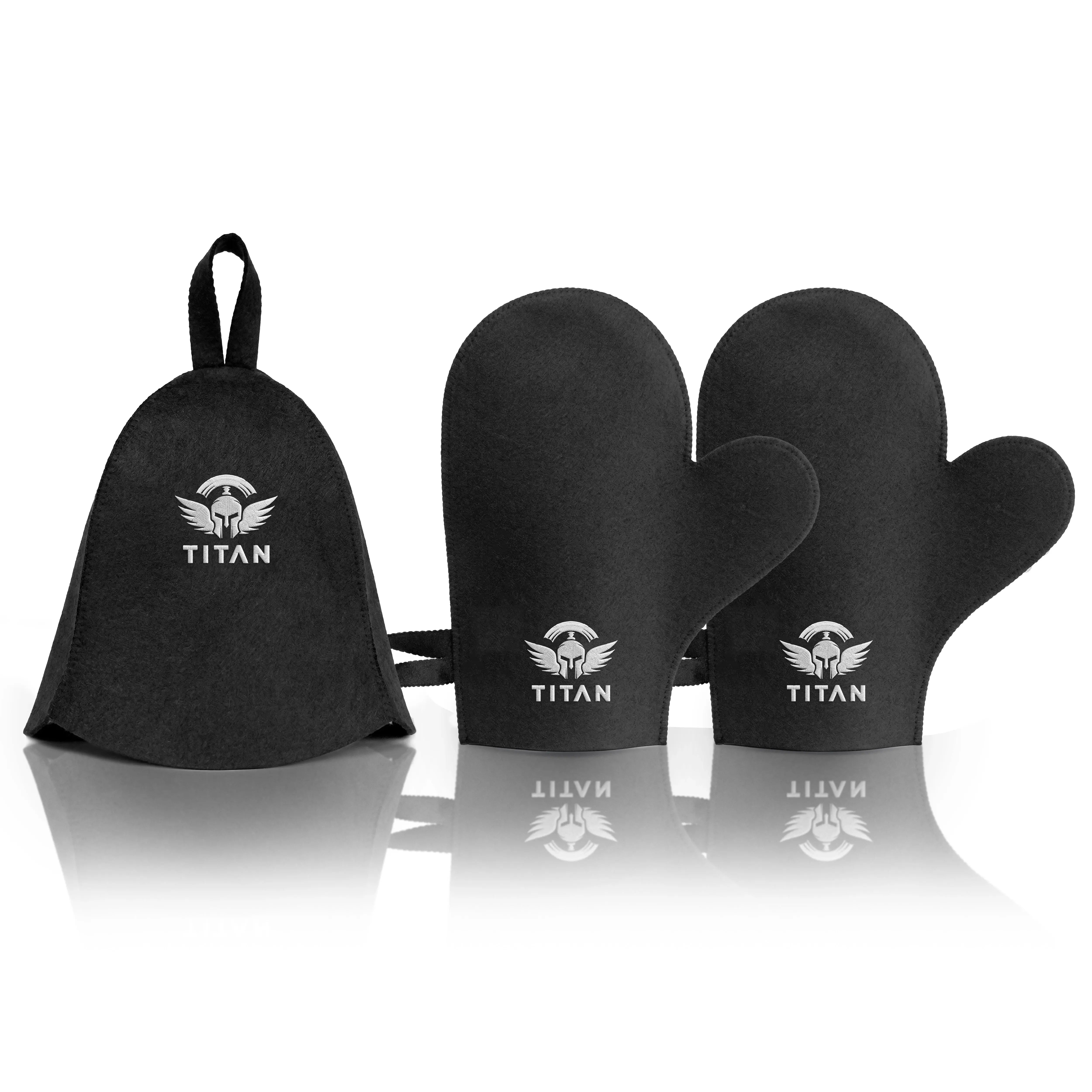 Sauna Hat and Mittens