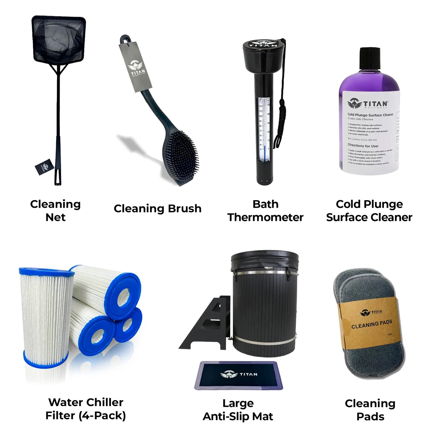 Summit Bundle: Filter 4-Pack, Cleaning Brush, Cleaning Pads, Cleaning Net, Large Neoprene Anti-Slip Mat, Surface Cleaner, and Thermometer
