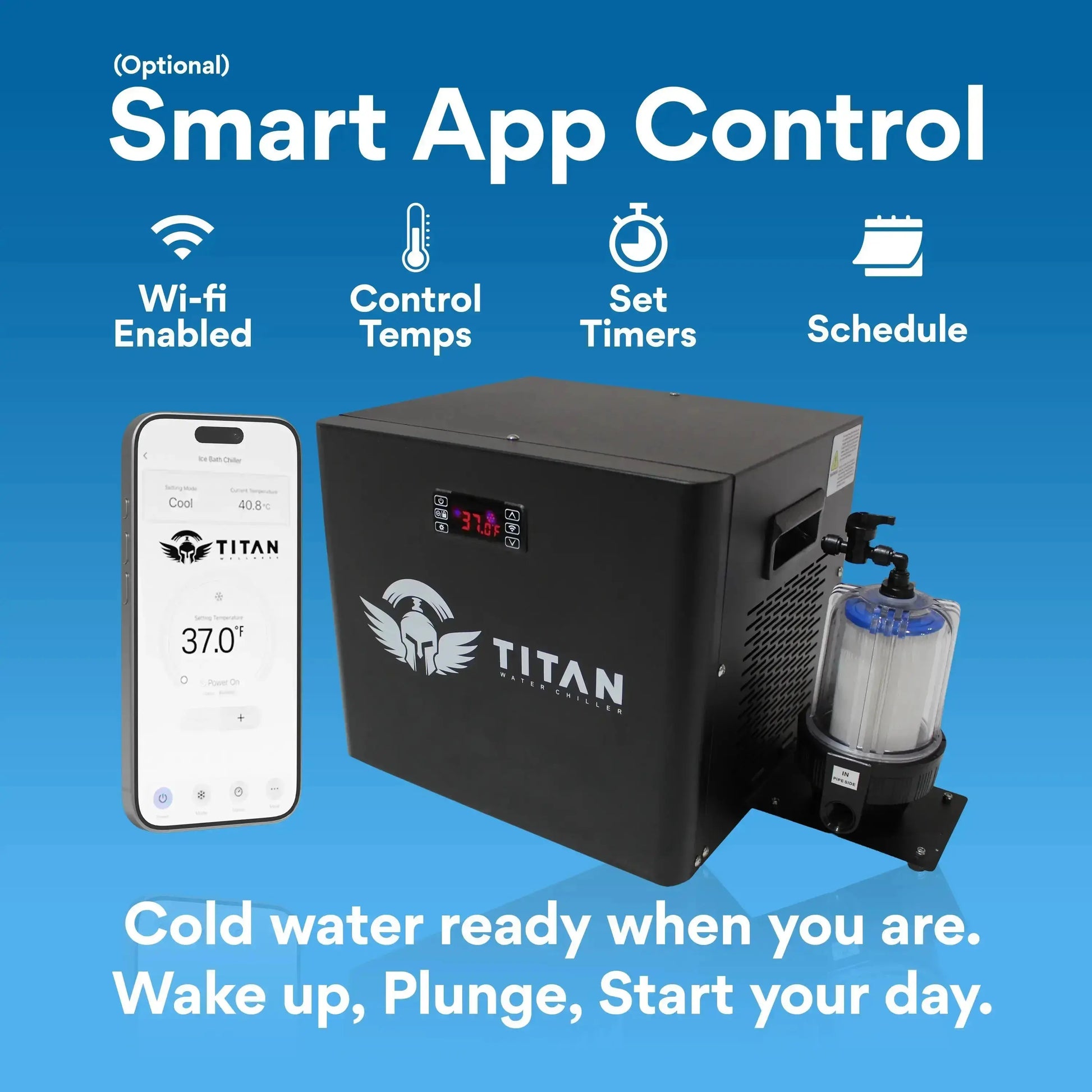 TITAN Triumph | Powerful Ice Bath Solution for Daily Cold Therapy