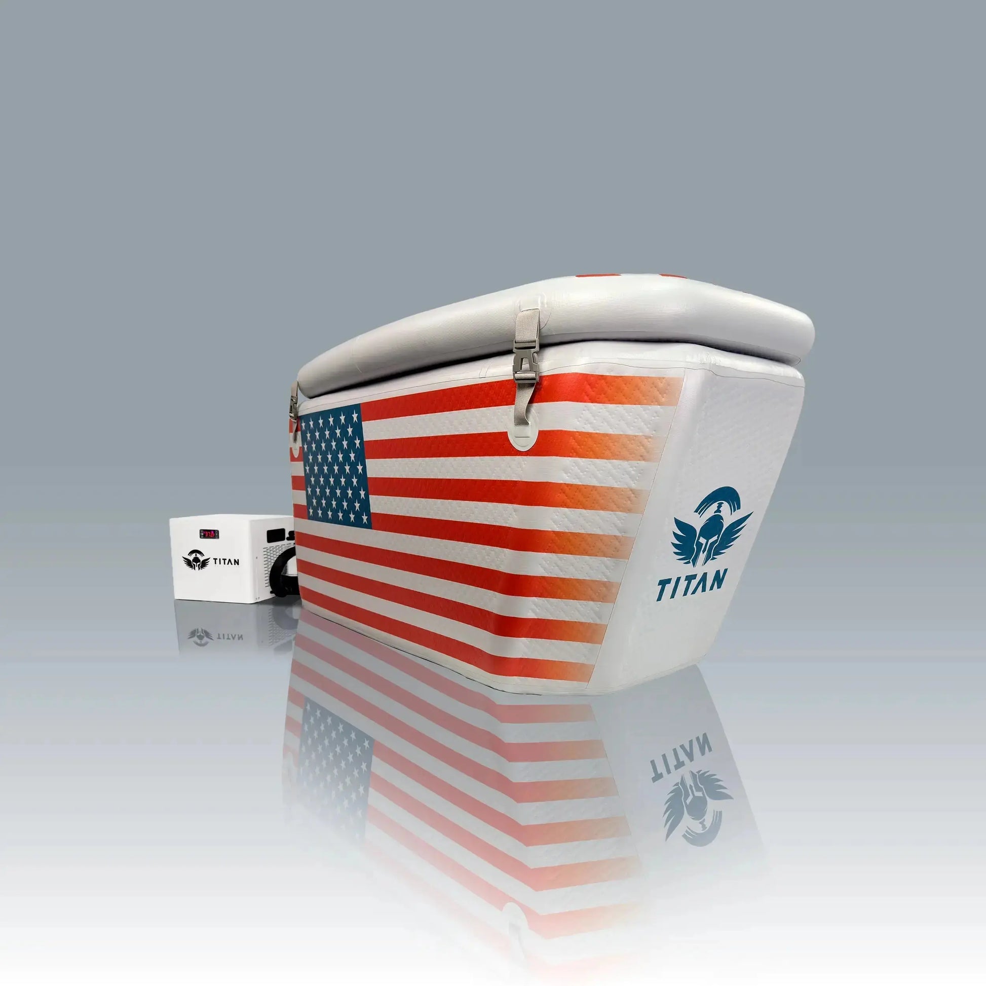 Triumph Ice Bath Pro US Flag Titan Wellness