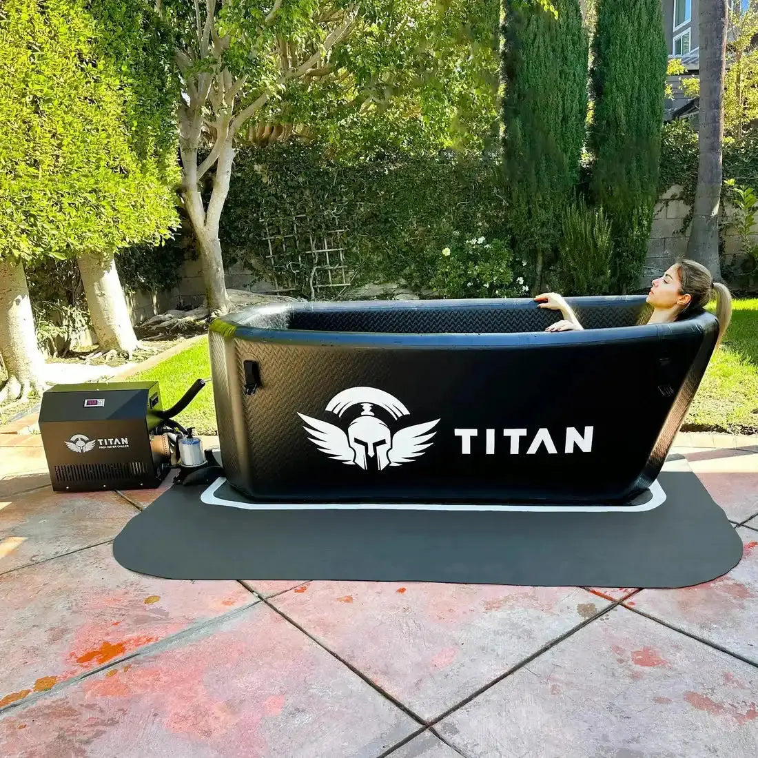 Triumph XL Cold Plunge Tub + Chiller Bundle Titan Wellness