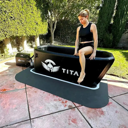 Triumph XL Cold Plunge Tub + Chiller Bundle Titan Wellness
