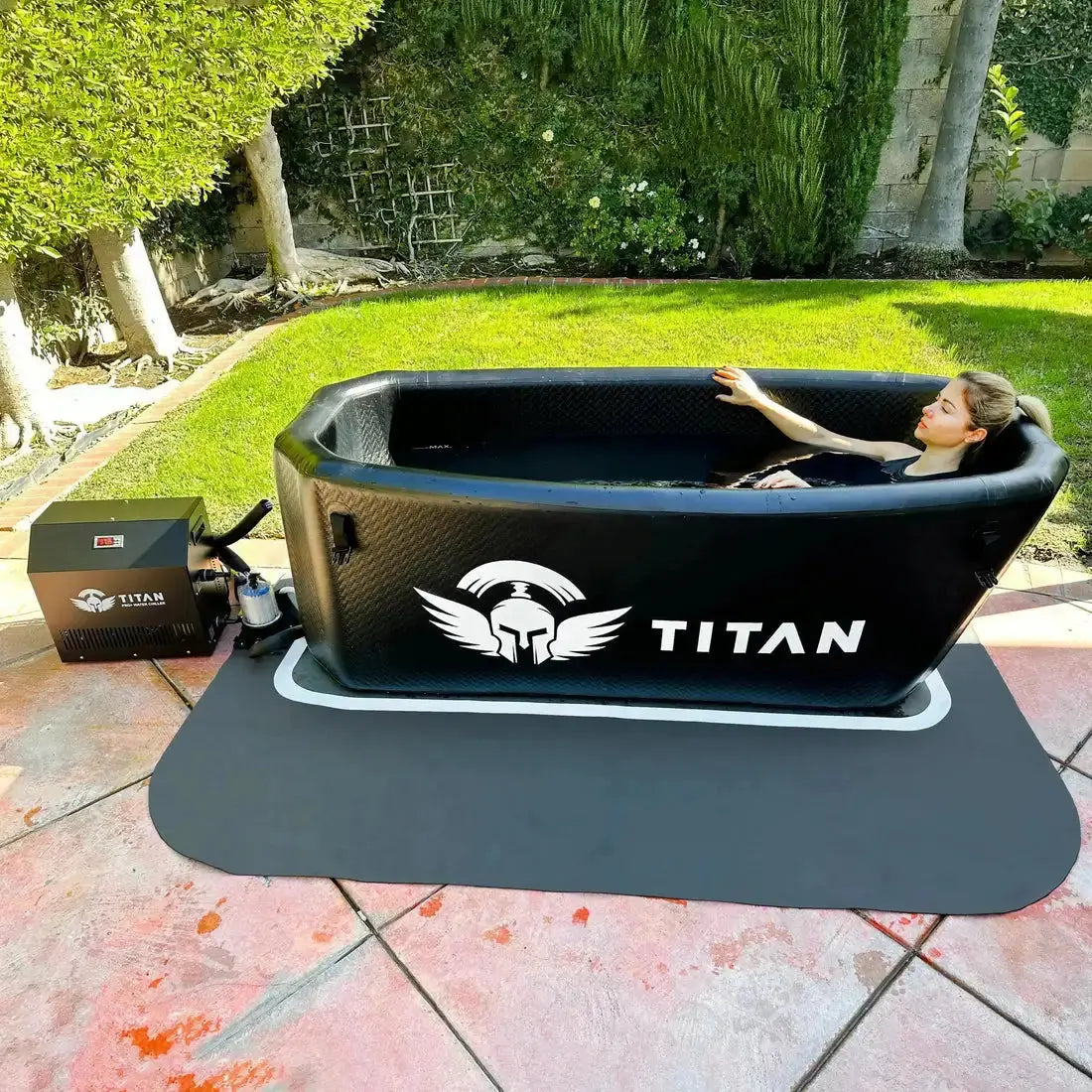 Triumph XL Cold Plunge Tub + Chiller Bundle Titan Wellness