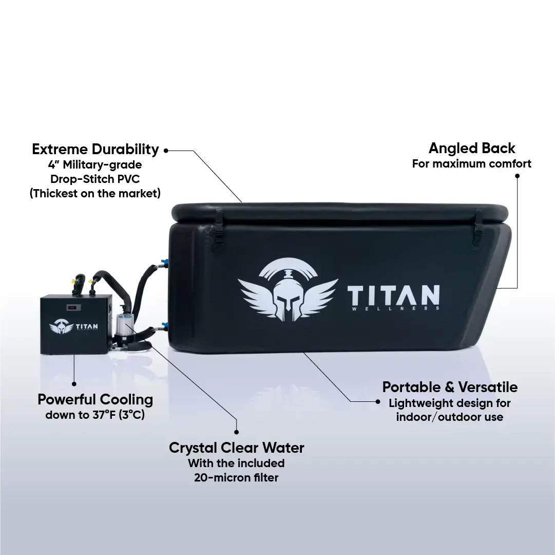 TITAN Triumph XL | Dual-User Cold Plunge Tubs for Powerful Therapy TITAN Triumph XL | Dual-User Cold Plunge Tubs for Powerful Therapy