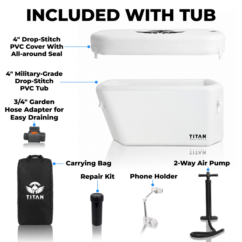 Arctic Triumph Cold Plunge Tub + Chiller Bundle