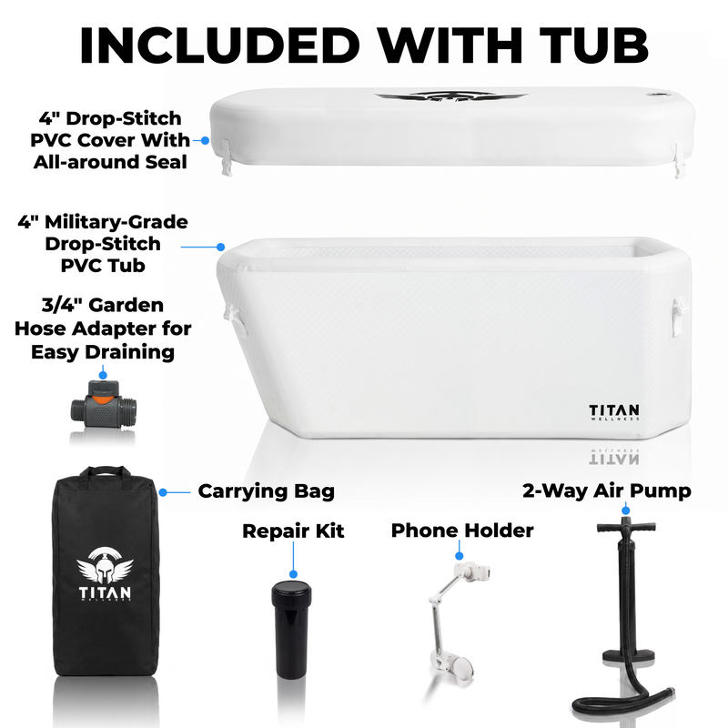 Arctic Triumph XL Cold Plunge Tub + Chiller Bundle