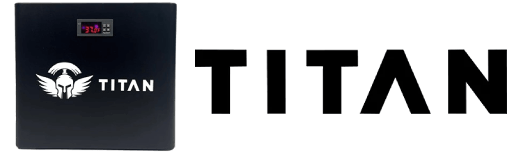 Titan cold plunge water chiller with inline filter and hoses next to TITAN logo, comparison against other brands